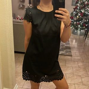 Black mini dress